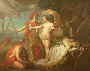 Achilles lämnar för att hämnas Patroklos död